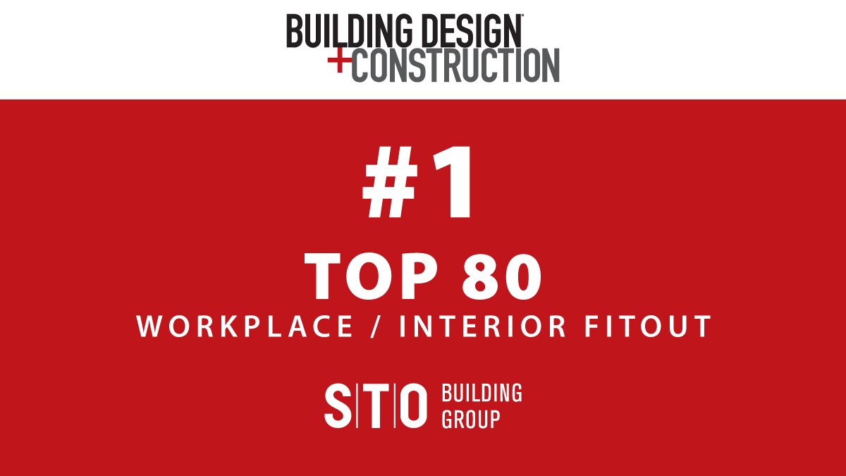 BD+C rank 1 in the top 80 workplace/interior fitout