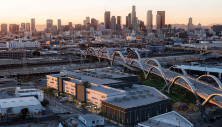 Birdseye view of Los Angeles