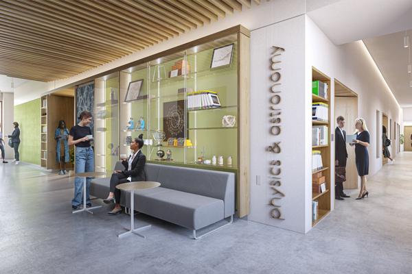 Rendering of Barnard College’s Vagelos Science Center