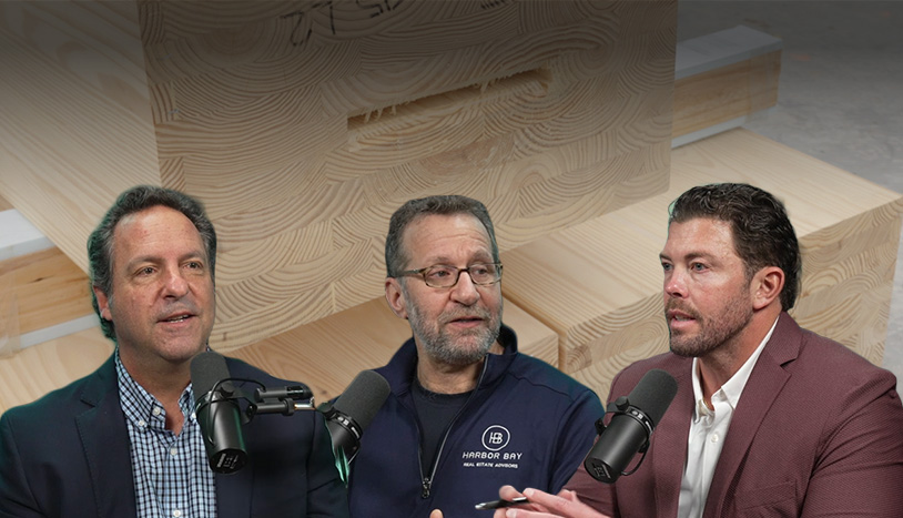 Pete Kobelt, James Litwin, and Doug Kroll on a podcast