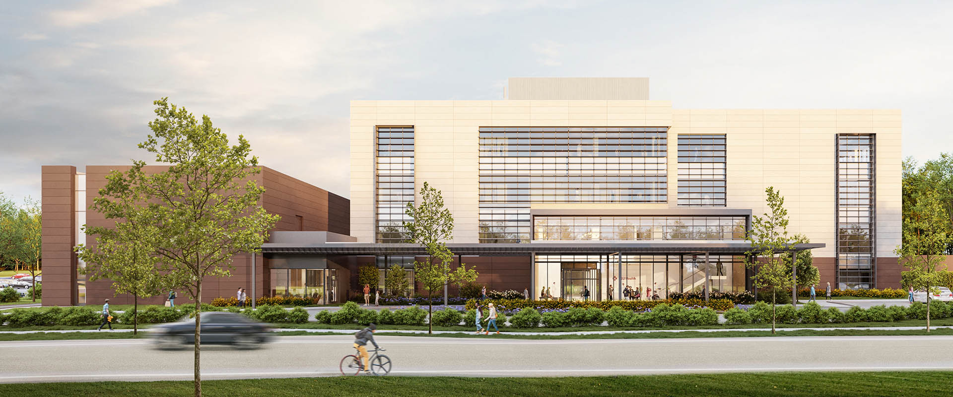 Digital Rendering of Florida State University Academic Health Center Built by Ajax Building Company