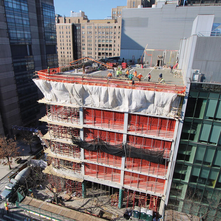 construction of Columbia’s Roy and Diana Vagelos Innovation Laboratories built by LF Driscoll Healthcare