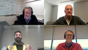 BC - Superintendents Roundtable -screen grab of four men