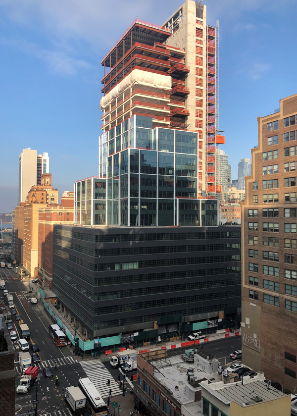 Renovation and vertical expansion of office building.