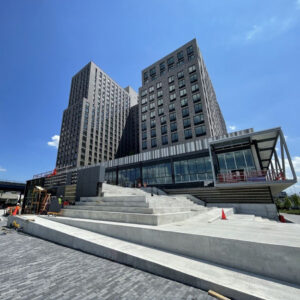 Exterior of the Hip Hop Museum in New York City