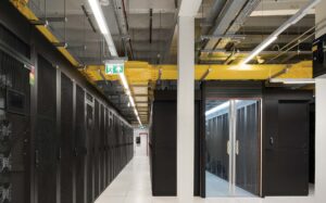 Reconstructing the Past to Power the Future: Transforming Drogheda’s Digital Core Digital safety room with a yellow and black color scheme.